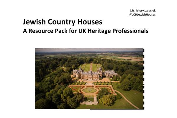 jewish country houses resource pack