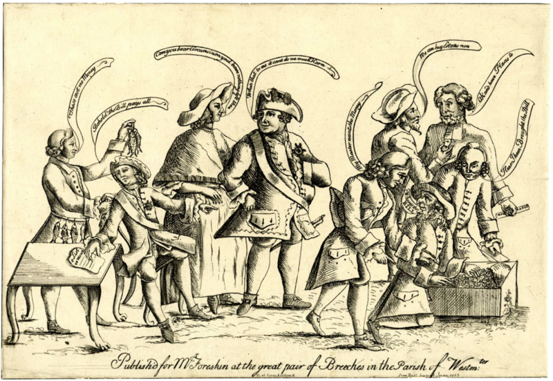 cartoon 1753 british museum