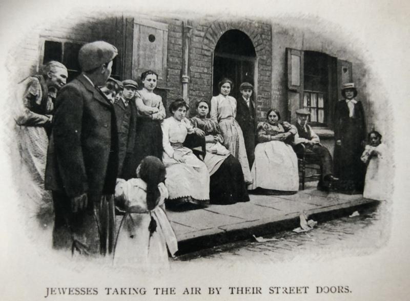 poor jewesses take the air by their doors