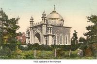 1925 postcard of the mosque